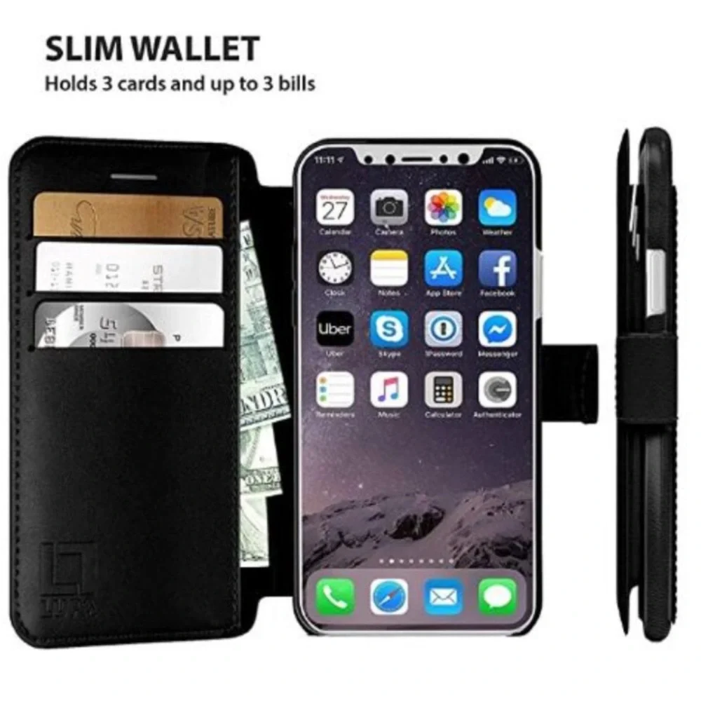 iPhone 12 Pro Max Wallet Case -Slim
